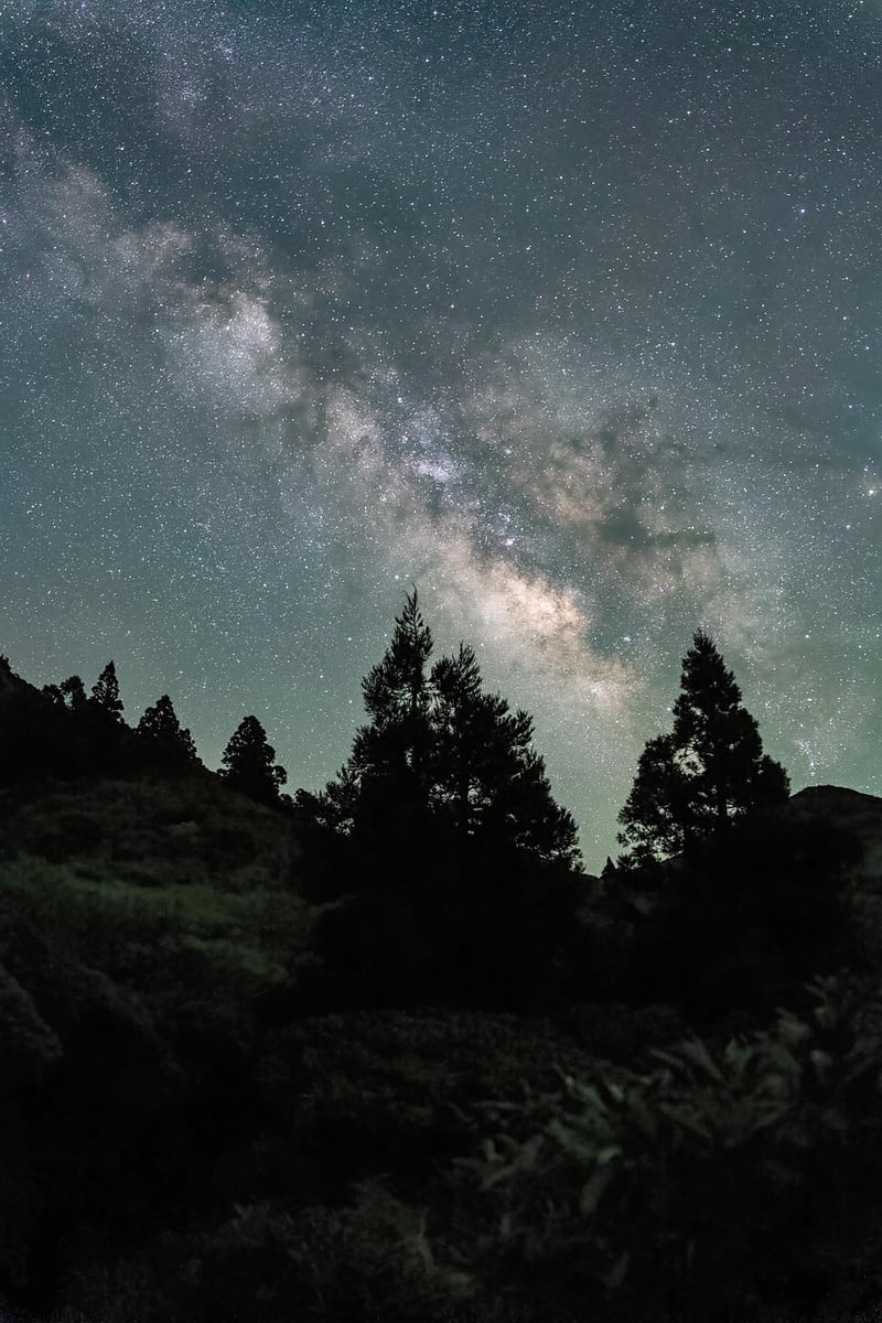 Desert at night under the Milky Way